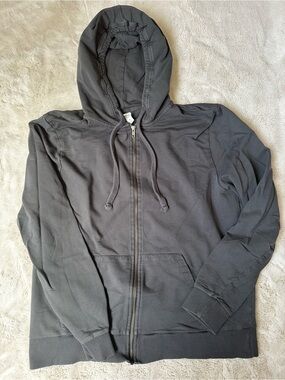 Men's Full-Zip Hoodie Sweatshirt - Dark Gray